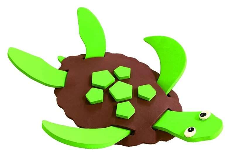 DIY 3D Animal Set (Goldfish, Turtle, Whale)