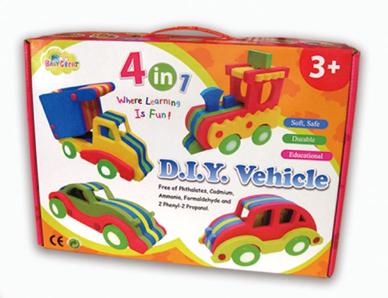 DIY Vehicle Playset (4 in 1)