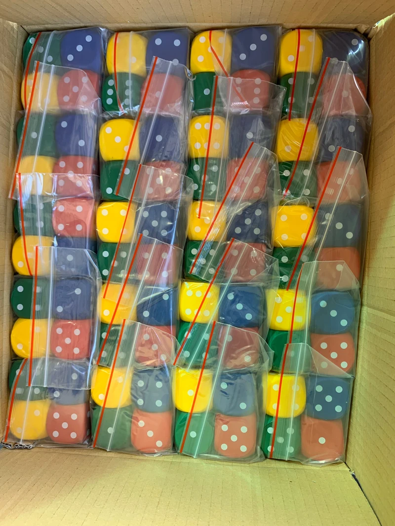 PU Dot Dice Set (4 pcs)