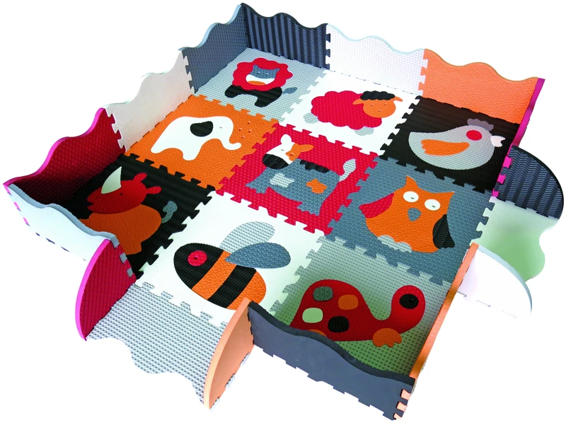 Animal Series EVA Puzzle Play Mat (Dark Tone)