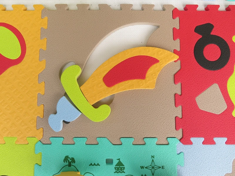 EVA Pirate Theme Puzzle Play Mat