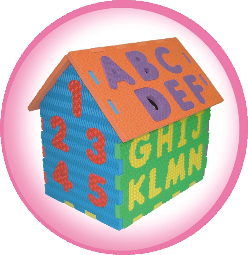 Lacing Alphabet & Number Puzzle House (Senior-Friendly Series)