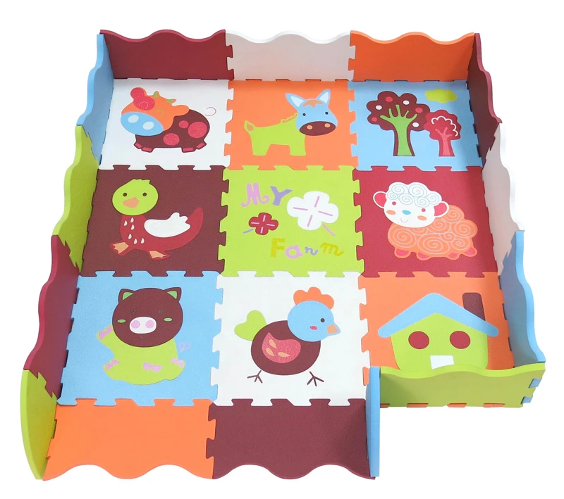 EVA Farm Theme Puzzle Play Mat