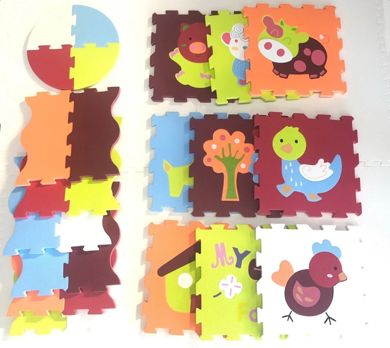 EVA Farm Theme Puzzle Play Mat
