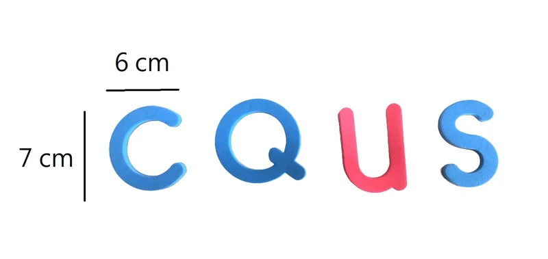 EVA Magnetic Foam Letters Set (124 pcs)