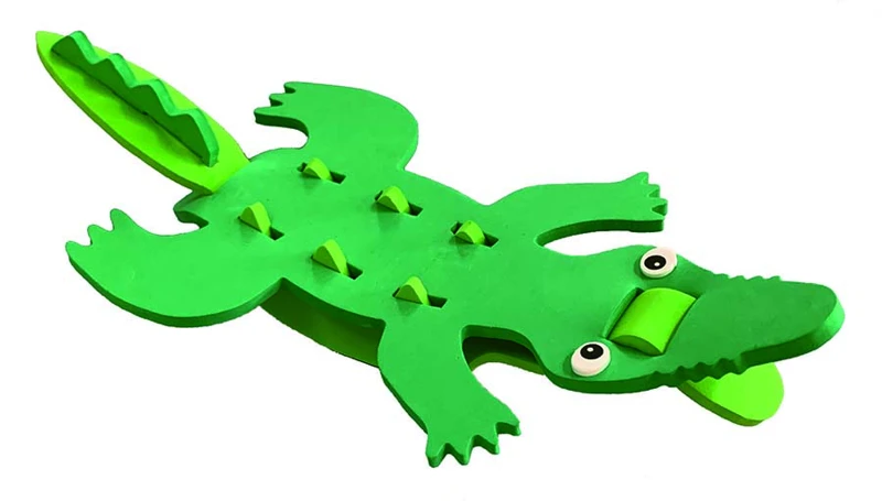 DIY 3D Animal Set (Goldfish, Sea Otter, Crocodile)